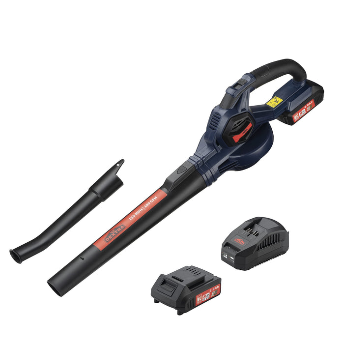 Dextra Cordless Leaf Blower, 20V Battery Powered Leaf Blower with