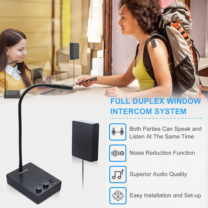 ChunHee Window Speaker Intercom,2 Way Intercom System for Business