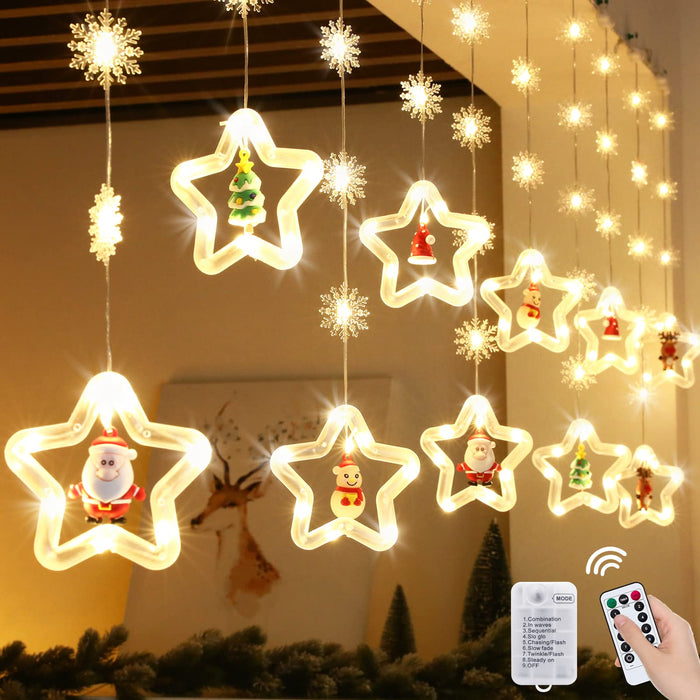 2 Set Fairy Lights Christmas String Lights Battery Operated 8