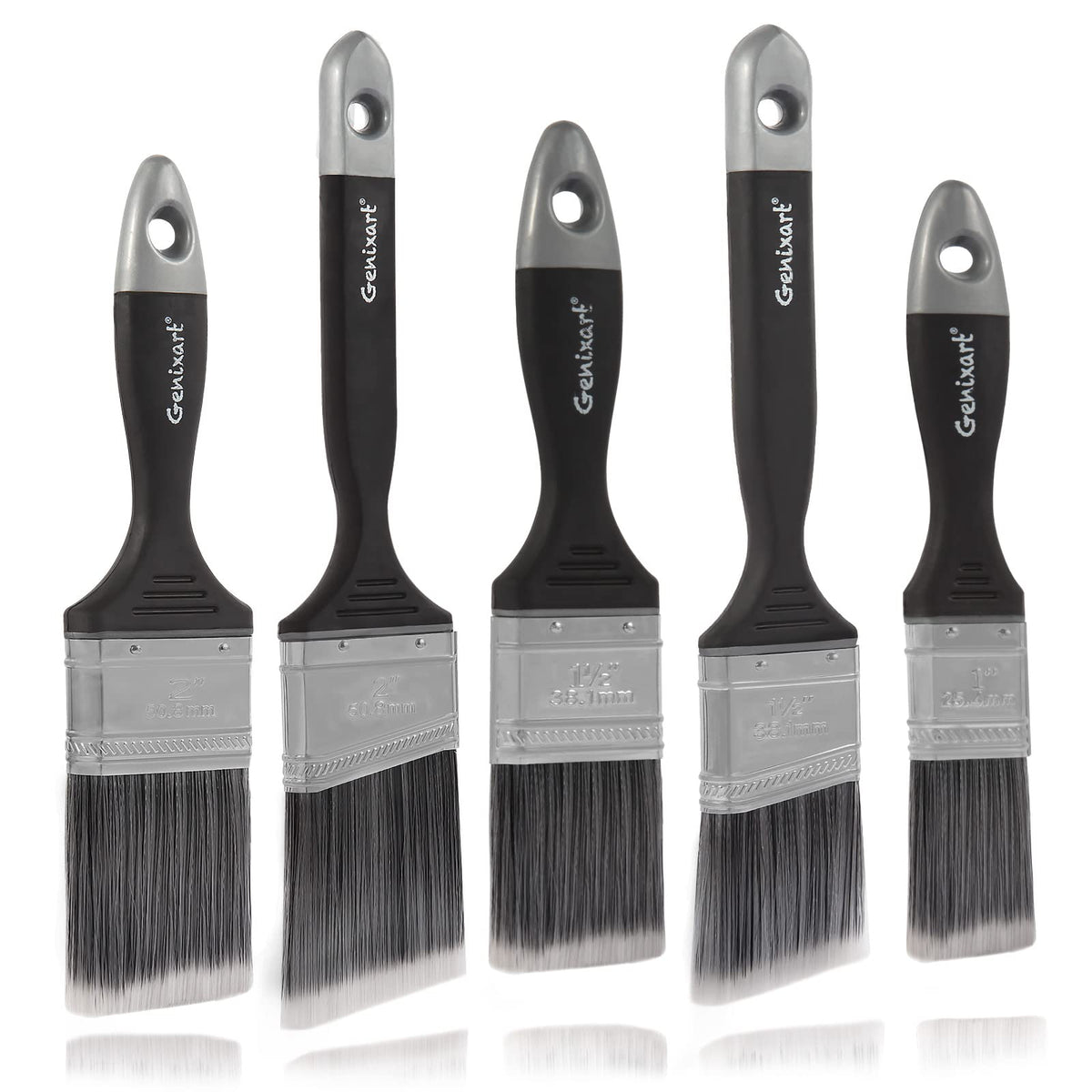 Magimate Small Paint Brush for Touch Ups, Trim Stain Brush for Sash,  Baseboards, House Wall Corners