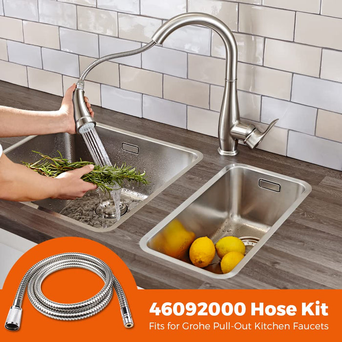 46092000 Pull Out Spray Hose for Grohe Kitchen Faucets, Pull Down Kitc —  CHIMIYA