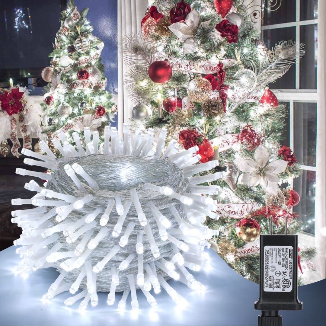 LED Christmas Lights Indoor Outdoor, 76 Feet 200 LED 8 Modes Fairy Str —  CHIMIYA