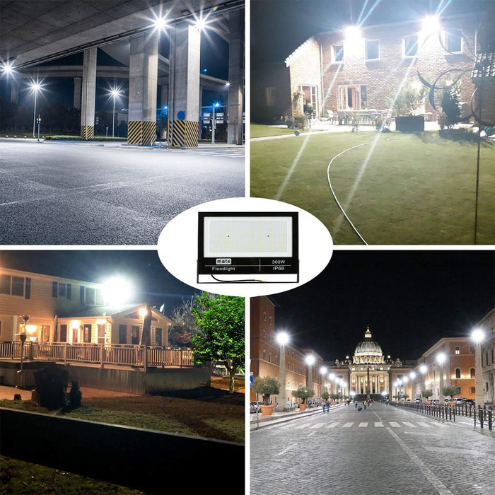 Gopretty Pack 300W LED Flood Lights,39,000lm 450pcs Epistar Chips Fu —  CHIMIYA