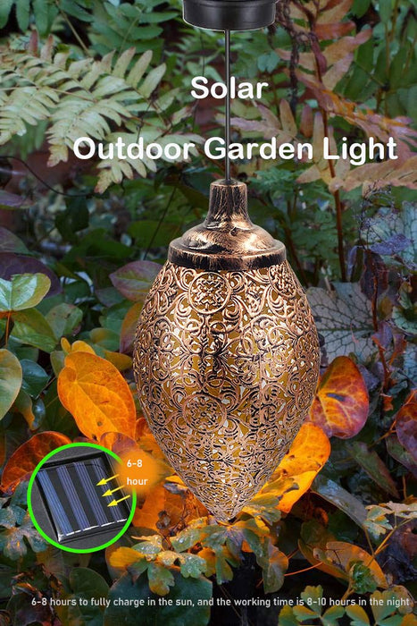 1pc Solar Watering Can Decoration Lights, Solar Outdoor Waterproof Lights,  Solar Fairy Lights, Hanging Solar Powered Lantern Garden Art Light, Decor M