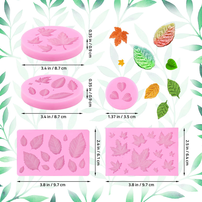 Maple Leaf 3 Types Of Silicone Cake Molds