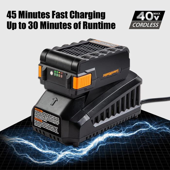 40V Max* Battery Fast Charger | BLACK+DECKER