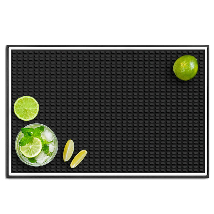 Bar Mat Spill Mat for Home Bar Decor for Home Durable Rubber 17.7 x 1 —  CHIMIYA