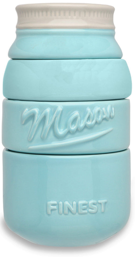 Vintage Mason Jar Kitchenware Set by Comfify - Multi-Piece Kitchen Ceramic  D'ecor Set w/ 4