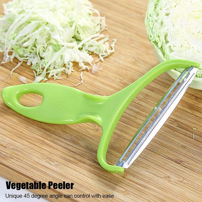 Agatige 2pcs Cabbage Shredder, Wide Mouth Stainless Steel Fruit Vegetable Potato Peeler Cabbage Graters Kitchen Must Have