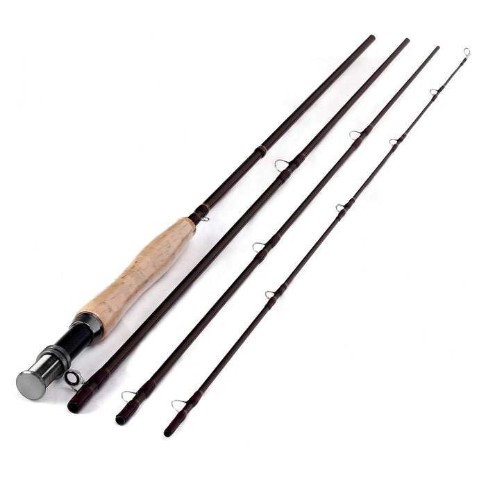 9ft 10ft Fly Fishing Rod 4 Sections 3-4wt 5-6wt Fly Rod Carbon