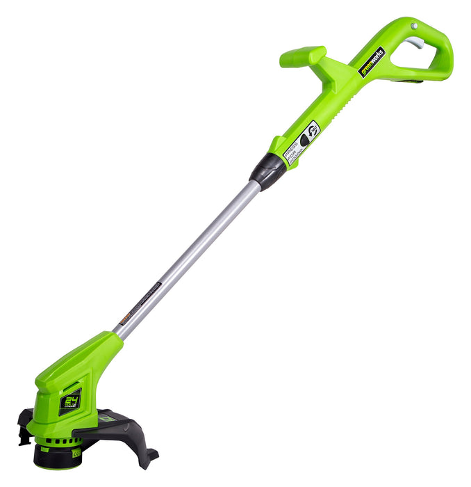 Greenworks 24V 10-Inch Cordless String Trimmer, Battery Not Included ST24B01