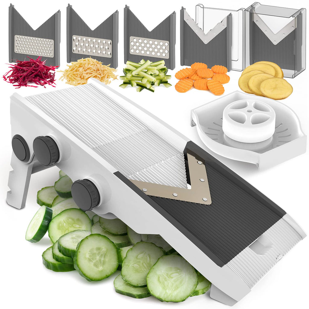 Vegetable Slicer Cutter - Multi Blade Mandoline Slicer - Adjustable Ch —  CHIMIYA