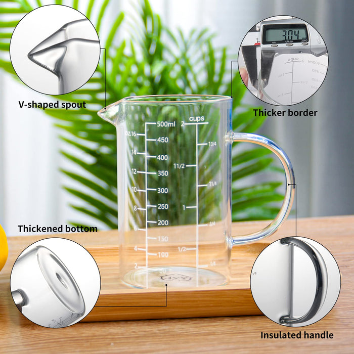Measuring cup borosilicate glass