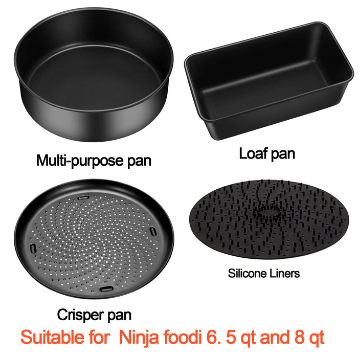 Ninja Foodi Cake Baking Pan Set for 6.5 8Qt, Accessories for Instant Pot 6  Esjay