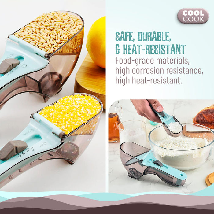Adjustable Measuring Spoon for Liquids and Dry Ingredients