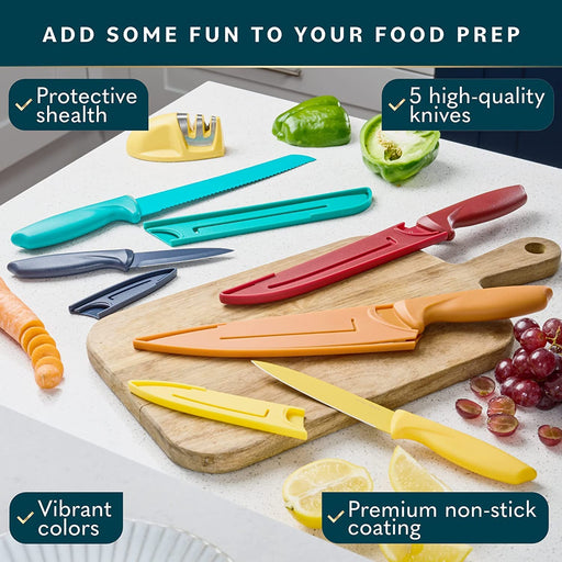 Headerbs Colorful Kitchen Knife Set, Colorful Knife Set Practical for —  CHIMIYA