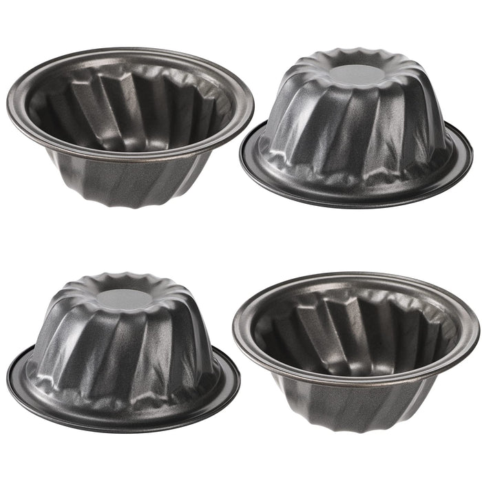 Frcctre Set of 10 Mini Cake Pan, Nonstick Fluted Tube Cake Pan, 4 Inch —  CHIMIYA