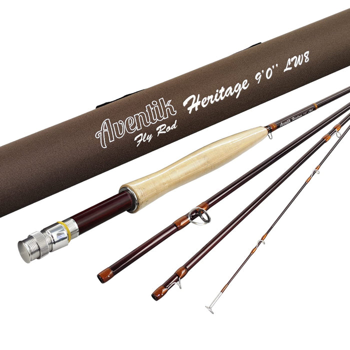 Aventik Fly Fishing Rod 4 Piece 9ft IM8 Graphite Carbon Fiber Rod