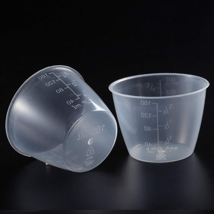 10 Pcs Food Grade Plastic Rice Measuring Cup Rice Cooker Measurement Tools  for Dry and Liquid Ingredients (160ml)