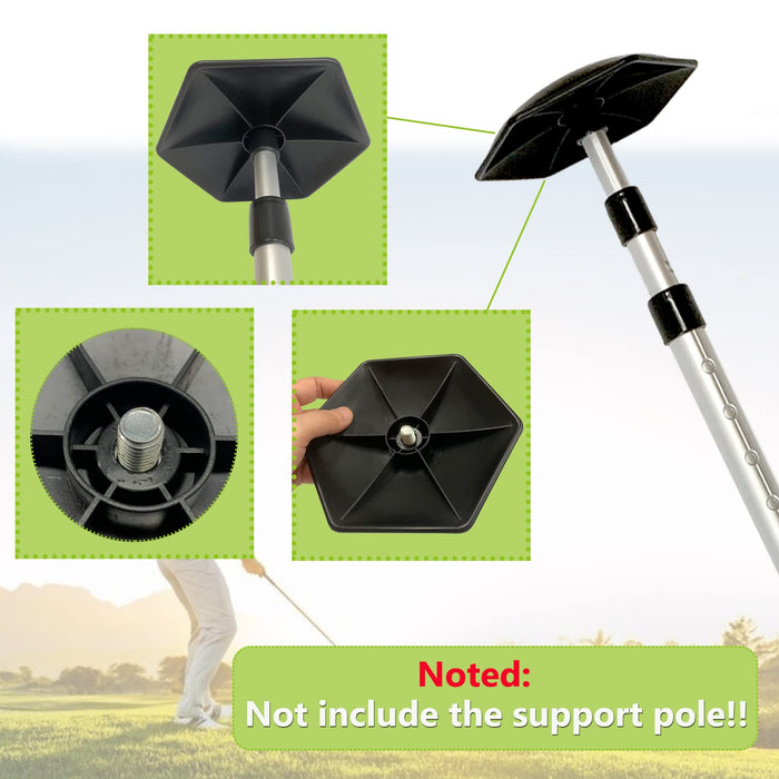 Golf Travel Club Bag Support Rod, Aluminum, Adjustable Telescopic Golf Trip Cover Support System Pole