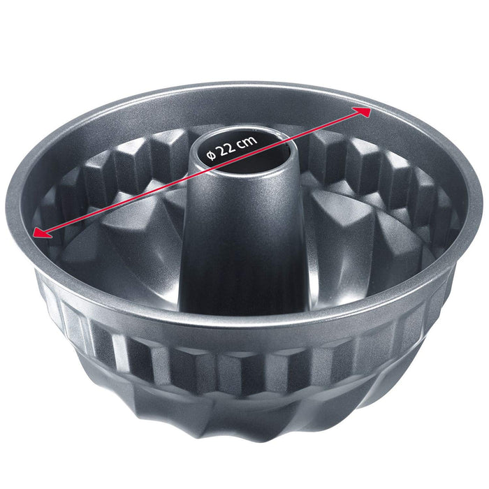 Baker's Secret 9.75 Fluted Cake Pan, Nonstick, compatible with