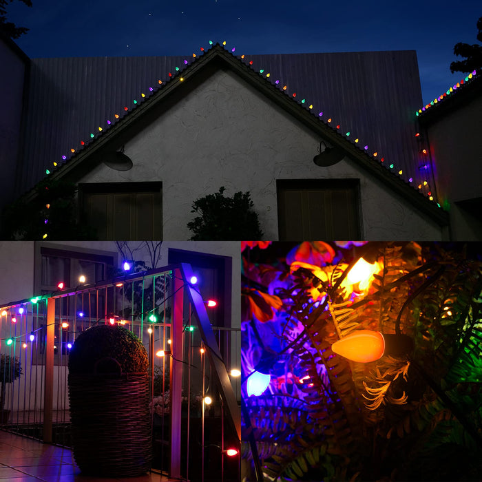 C9 Clear Christmas String Light Set - Outdoor Christmas Light String - —  CHIMIYA