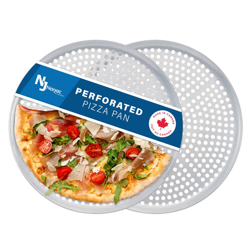 Norjac Pizza Screen, 18 Inch, 1 Pack, Seamless Rim, Restaurant-Grade, 100%  Aluminum Pizza Pan, Oven-Safe, Rust-Free.