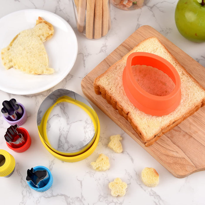 ELECLAND Sandwich Cutter and Sealer Uncrustables Maker DIY Cookie Cutt —  CHIMIYA