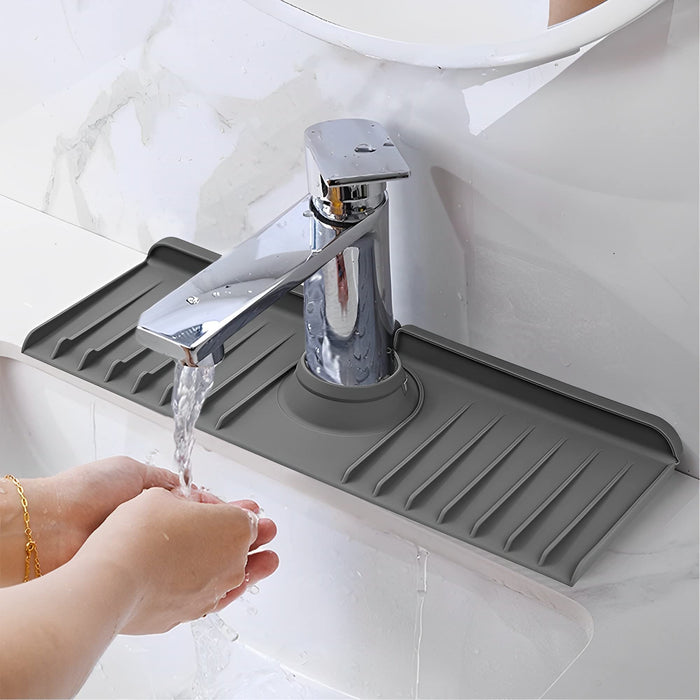 IN HOT Faucet Mat For Kitchen Sink Splash Guard Bathroom Sink Slip