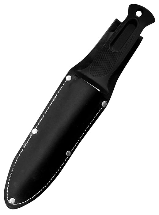 TABOR TOOLS H31A Hori Hori Garden Knife, Soil Knife, Landscaping and Weeding Tool, Ideal for Gardening, Hunting, Camping and Metal Detecting, with Strong PU Leather Sheath and Stainless Steel Blade.