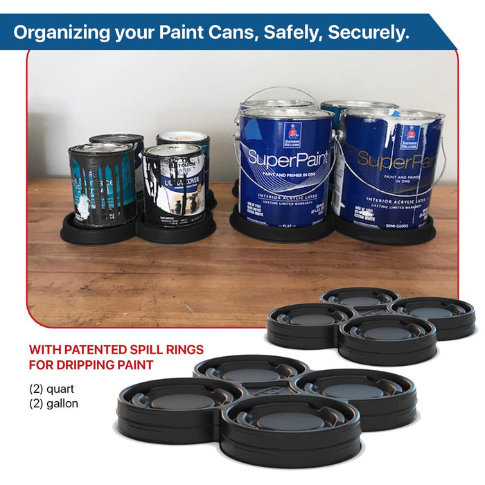 Handy Paint Tray, Deep-Well Design Holds Up to a Gallon of Paint or Stain,  Sturdy Handles on Both Ends, Integrated Magnetic Brush Holder