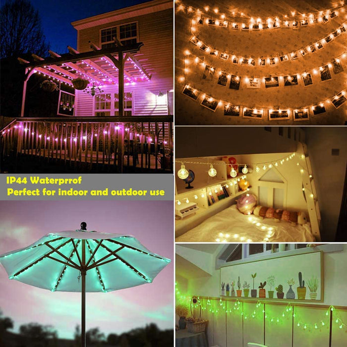 USB Fairy String Lights, 16.4FT 50 LEDs Changing Color Christmas