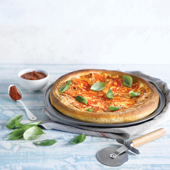 Baker's Secret Non stick Pizza Pan for Oven 16, Carbon Steel Pizza Ba —  CHIMIYA