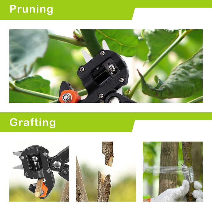 Garden Grafting Tool Kit for Fruit Trees,Includes Grafting knife Grafting Buddy Tape Twist Tie for Plant