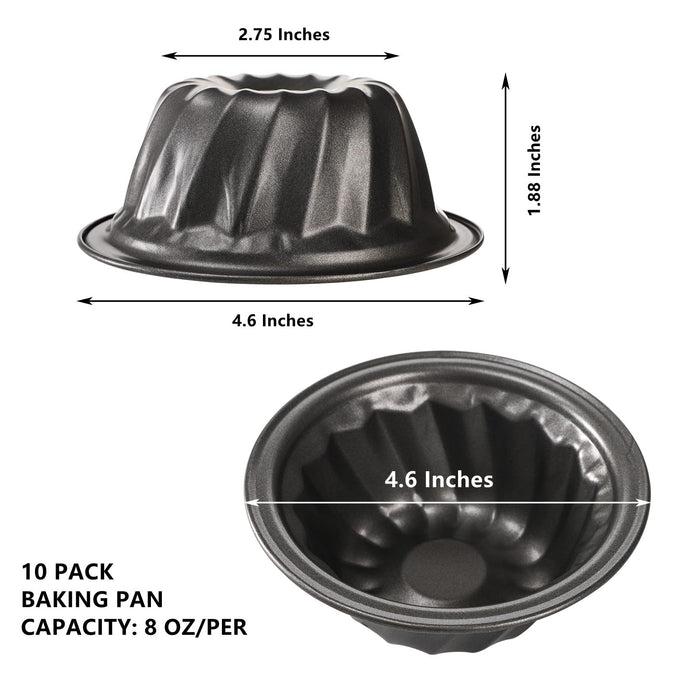 4 inch Fluted Tube Pan