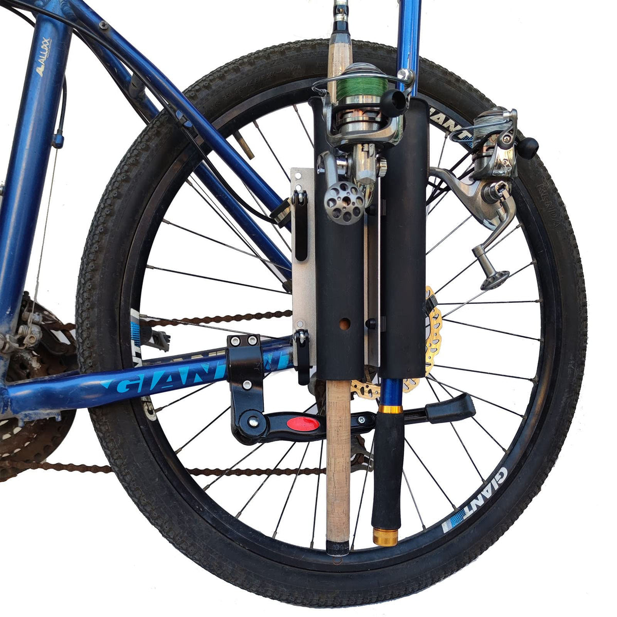 Bike Fishing Rod Rack and Carrier,Easy Mounts — CHIMIYA