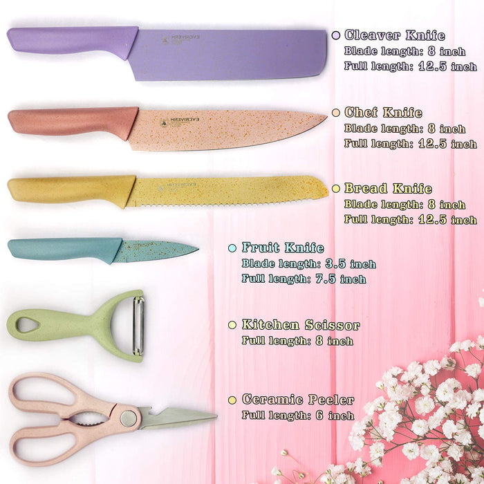 Colored Knife Sets & Ceramic Coated Knives 