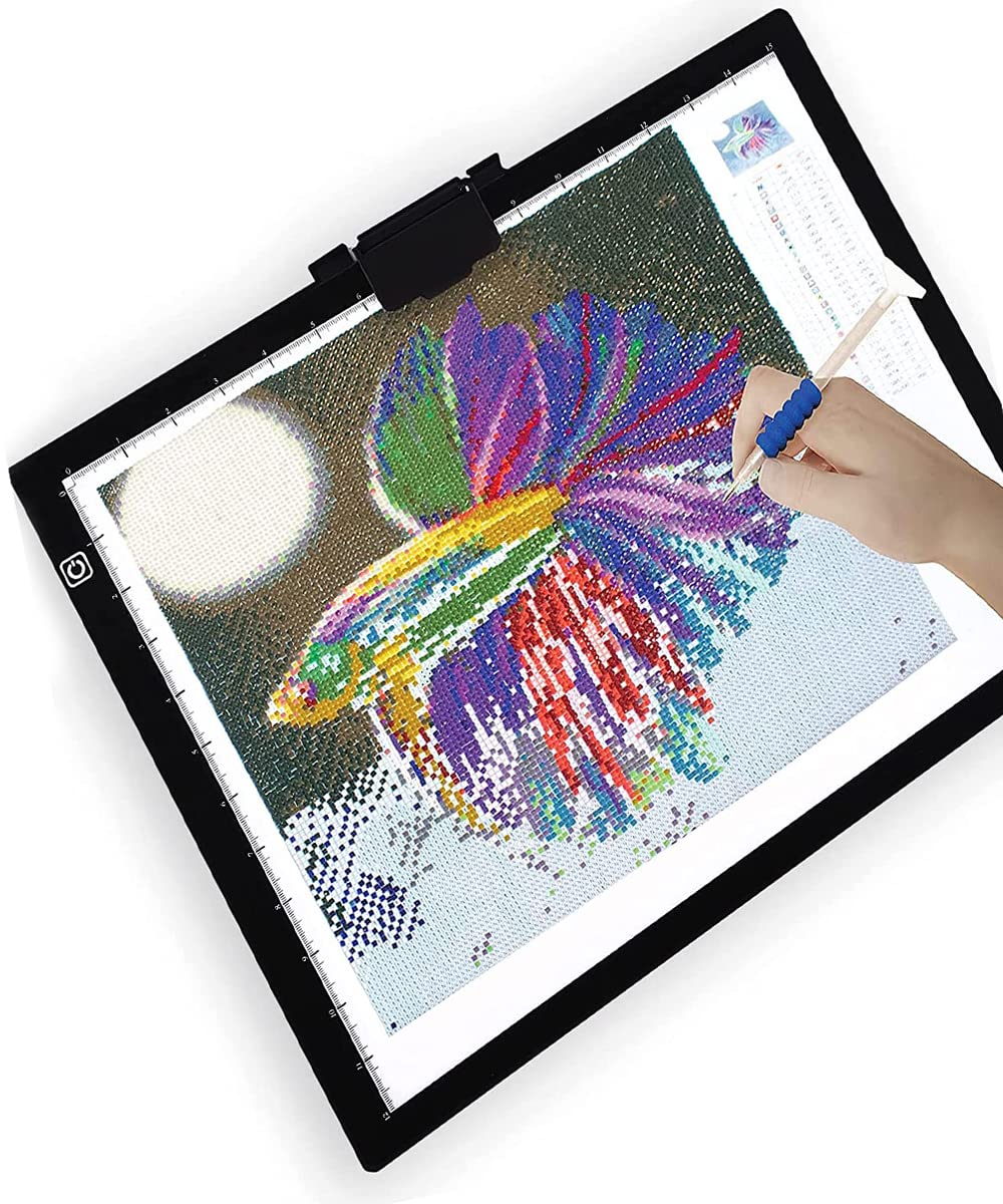 A4 LED Light Pad for Diamond Painting, USB Powered 5D Diamond Embroidery  Accessories Light Board Tools