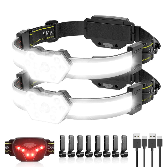 LED Headlamp Rechargeable, 1200 Lumen Super Bright Headlamp Flashlight —  CHIMIYA
