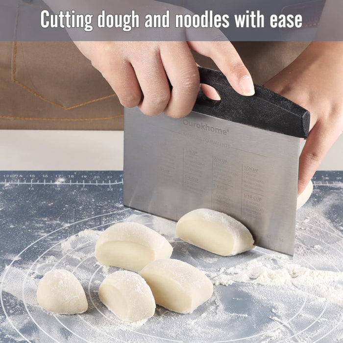 Plastic Dough Cutter Slicer Cake Bread Pasty Scraper Blade Kitchen Tool