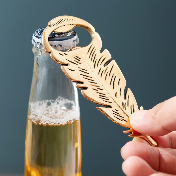 15 pack bottle opener , Wedding decoration Feather decoration,  for guests, baby shower party , Birthday  (feather)
