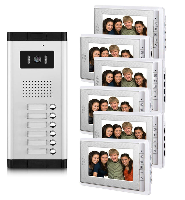 AMOCAM Units Apartment Video Intercom System, Inches Monitor Wired —  CHIMIYA