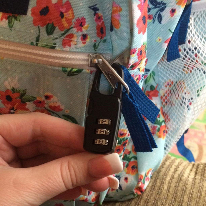 Premium Photo | Swollen purse and combination lock