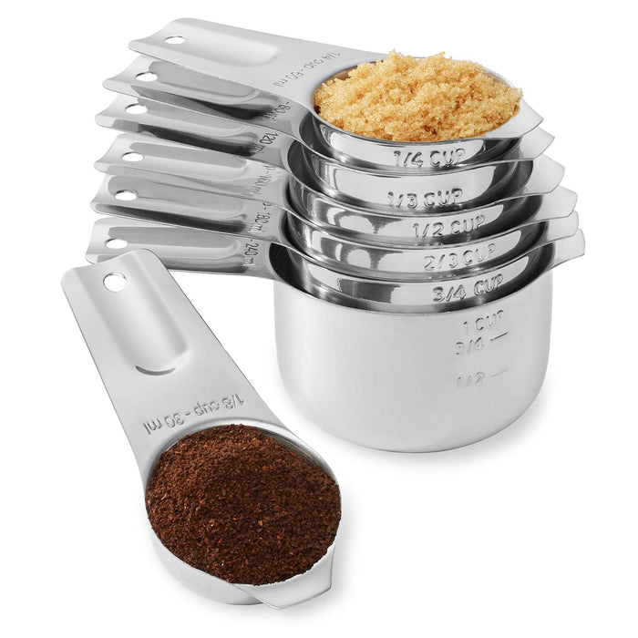 Stainless Steel Measuring Cups 1 Cup Measuring Cup (240 ml | 240 cc | 8 oz)  3/4 Cup 1/2 Cup Measuring Cup Kitchen Gadgets for Cooking