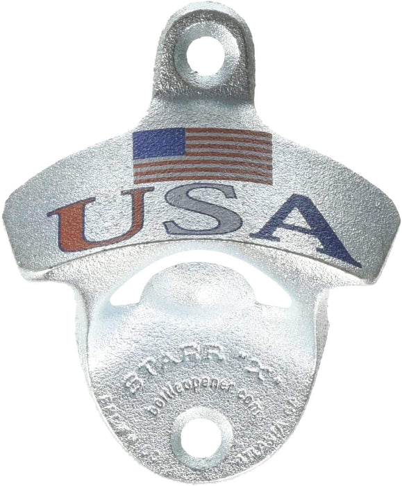 USA American Flag STARR"X" Wall Mounted Bottle Opener