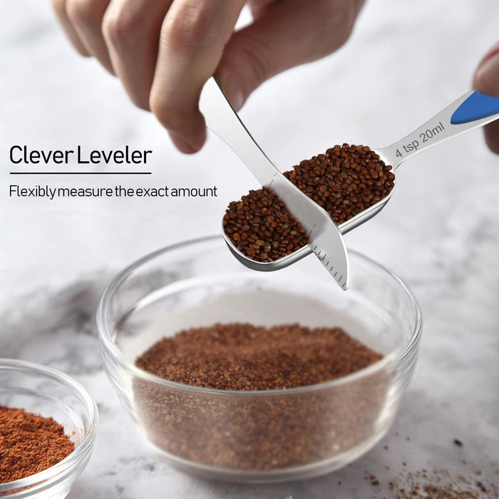 Measuring Spoon with Leveler Accurate Stainless Steel Spice Set