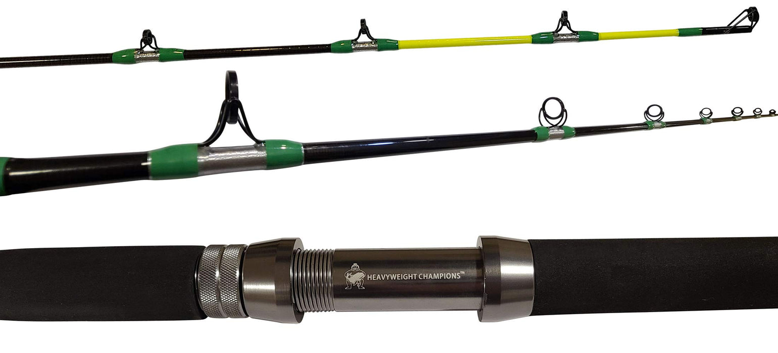 Catfishing Rod, Master Series Chop Stick, 1-Piece Casting Catfish Rods for  Baitcasting Fishing, Medium Heavy, 7’6”