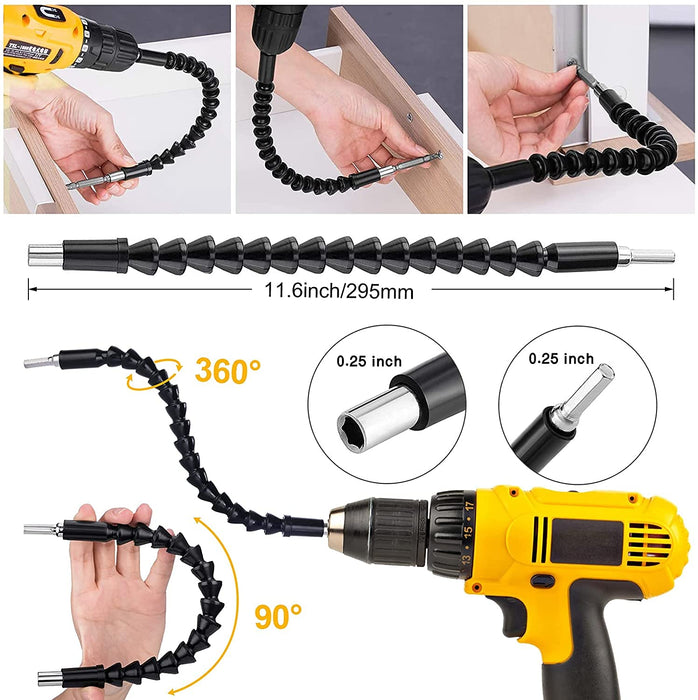 Flexible Drill Extension, Extension Screwdriver, Holder Link