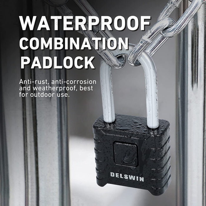 Master Lock Combination Lock, Indoor and Outdoor Padlock, Resettable  Combination Locker Lock