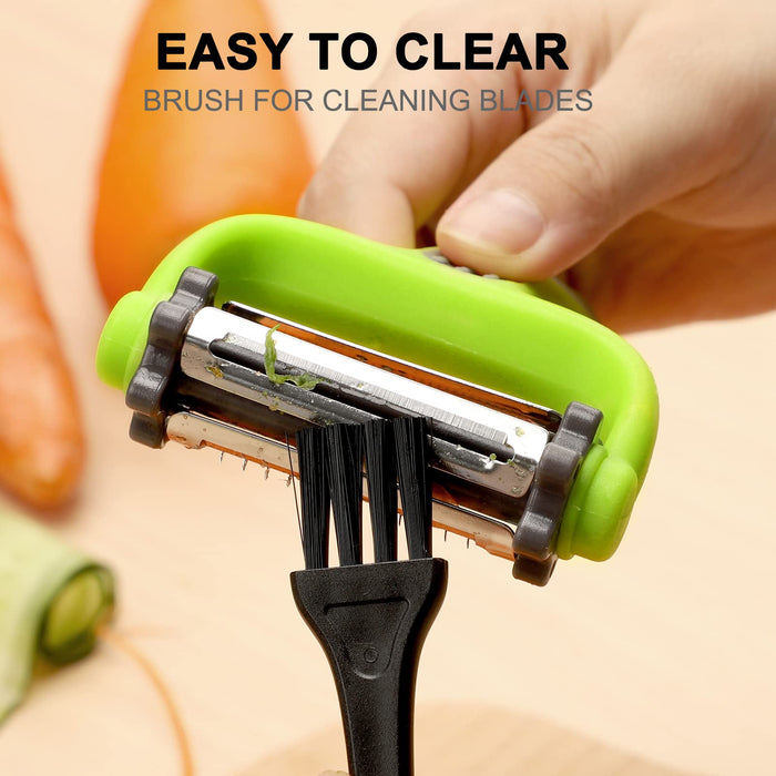 Fuhuy Potato, Vegetable, Apple Peelers for Kitchen, Fruit, Carrot, Veggie, Potatoes Peeler, Y-Shaped and I-Shaped Stainless Steel Peelers, with Ergonomic
